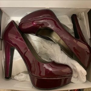 Pretty in purple heels